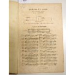 Bound sheet music: Zemire et Azor, foxing, circa 1770