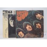 The Beatles The Gramophone Co Ltd Rubber Soul long play record, and two others, With The Beatles,