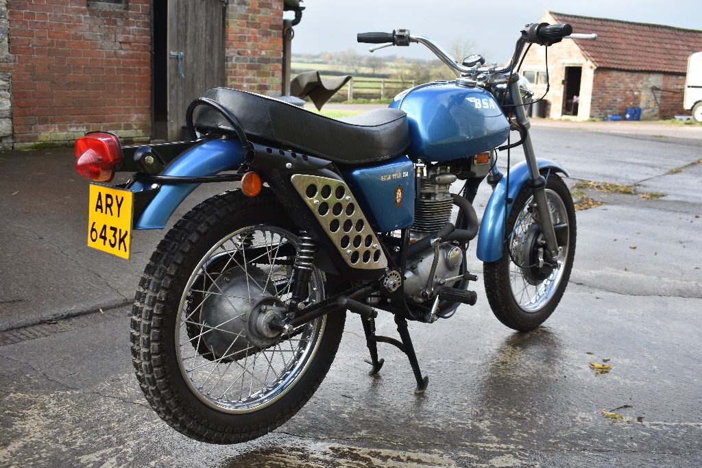 A 1971 BSA B25 SS Gold Star, registration number ARY 643K, blue. The BSA/Triumph revamped range - Image 2 of 6