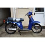 A 1988 Honda SH50-H, registration number E809 UYC, frame number SH506004090, engine number SH50E-