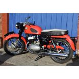 A 1964 Royal Enfield Turbo Twin Sports, registration number AYO 802B, frame number 68569, engine