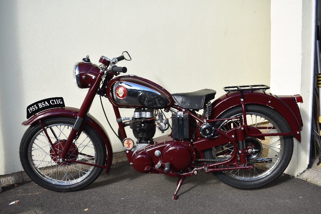 A 1955 BSA C11G, registration number KVS 733, frame number 14515GL, engine number BC11G19649, - Image 2 of 6