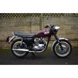 A 1970 Triumph Tiger T100S, registration number CUK 598J, frame number D35662T100S, engine number