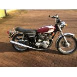 EXTRA LOT: A 1975 Triumph T160 Trident, registration number LFM 738N, frame number T160BK02036,