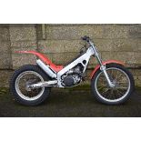 A Montesa Cota 315R trials, unregistered, red. This Montesa is said to be running and well used.