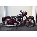 A 1955 BSA C11G, registration number KVS 733, frame number 14515GL, engine number BC11G19649,