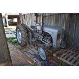 A Ferguson TE 20 tractor, grey. Once a common sight on farms, this petrol engine tractor is now a