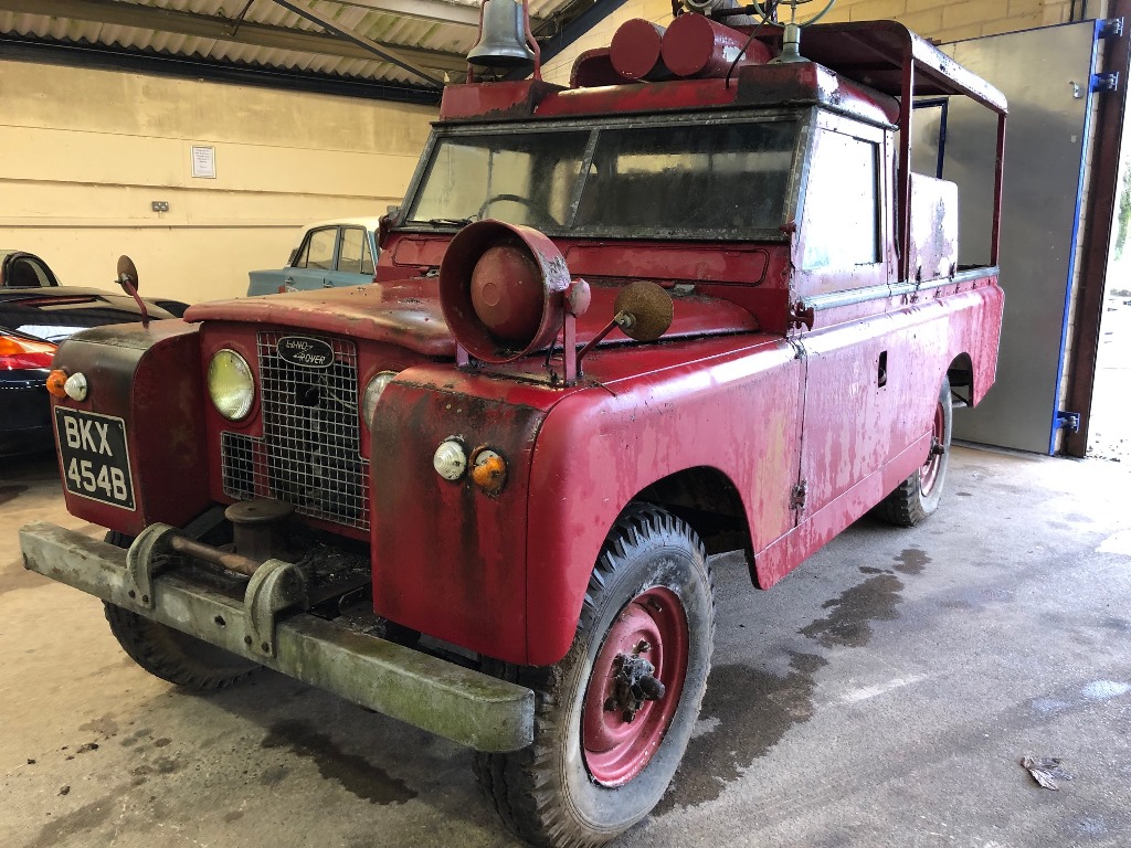 A 1964 Land Rover Series IIA 109 LWB fire engine project, no paperwork, red. This very original fire - Image 2 of 14