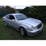 A 2001 Mercedes-Benz CLK ***430 (not 420)*** coupé, registration number Y873 YRV, metallic silver.