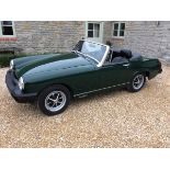 A 1980 MG Midget 1500, registration number NYA 246V, chassis number GAN6-209147G, engine number