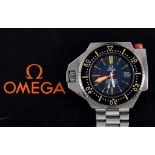 A gentleman's stainless steel Omega Seamaster 60 Ploprof second series diver's watch, featuring a