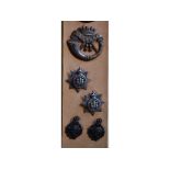 Assorted collar badges, including Devonshire, 6th Gurkhas and T4 Ox & Bucks, seventeen pairs in