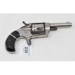 A Hopkins & Allen Ranger No 2 .32 rimfire five shot revolver