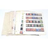 A group of British Commonwealth stamps, over prints with Bechuanaland, Ireland, Zululand, MEF,