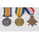 A 1914-15 Star Trio, awarded 2800 Pte H Pye, Cyclist Corps