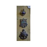 Twenty four assorted cap and collar badges, including Bridgwater Collegiate School, 24th Punjabis