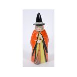 A Royal Worcester candle snuffer, Witch, 2543, puce mark, 9 cm high See illustration