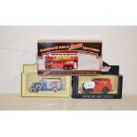 Assorted Lledo, Corgi, Matchbox Models of Yesteryear, and other die-cast vehicles, all boxed (box)