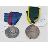 A TFEM (EVIIR) awarded to 1105 Sgt F Brough Staff Yeo and a 1911 Coronation Medal (2)