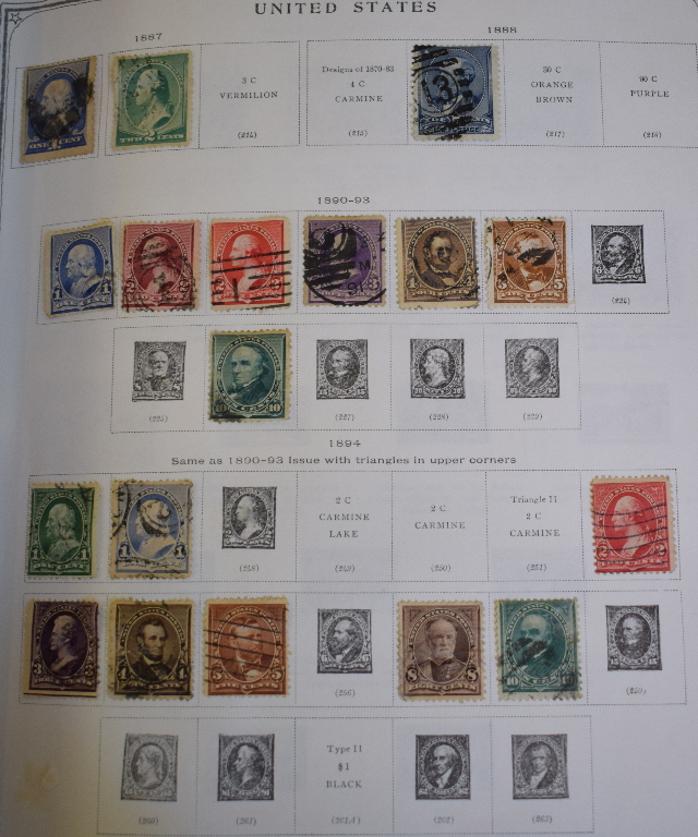 An album of German stamps, 1949 onwards, other assorted world stamps, and assorted USA stamps, in - Image 5 of 9