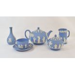 Assorted Wedgwood Jasperware items, other ceramics, glass, pictures and items (qty) Report by NG