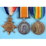 A 1914-15 trio, awarded to Capt/Major C Stamer-Simpson RFA See illustration