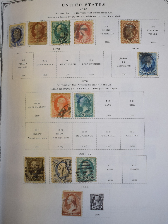 An album of German stamps, 1949 onwards, other assorted world stamps, and assorted USA stamps, in - Image 4 of 9