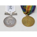 A British War Medal and Victory Medal, awarded to Lieut GP Forwood