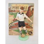 A W R Midwinter Ltd pottery figure, of a Port Vale footballer, head and arm glued, 22.5 cm high, The