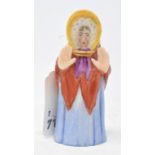 A Royal Worcester candle snuffer, Granny Snow, puce mark, 7.5 cm high See illustration