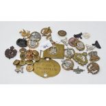 Assorted Dorset Regiment items including collar and cap badges, medallions and other items (qty)