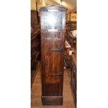 The case, for a longcase clock, 184 cm high Report by GH Aperture 27 x 28.5 cm (width x height)