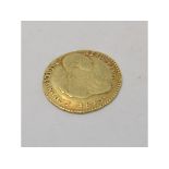 ** Revised description** A Spanish gold 1 Escudo, 1813