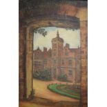 George Danks, A Peep at Old Aston, oil on canvas, signed and dated 1897, 75 x 49.5 cm