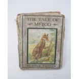 Potter (Beatrix) The Tale of Mr Tod, first version, London 1912, others by the same including