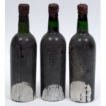 Three bottles of Taylor's port, 1955 See illustration Report Capsules knocked, no labels Report by