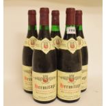 Five bottles of Jean-Louis Chave Hermitage, 1985 (5)