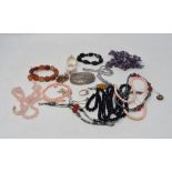 Assorted silver and other jewellery