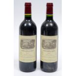 Two bottles of Carruades de Lafite, 2000 (2) See illustration