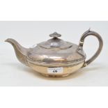 A William IV silver teapot, of compressed circular form, Edward, Edward, John and William Barnard,