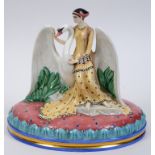 A Royal Doulton Myths & Maidens limited edition group, Leda and the Swan, 190/300, HN2826, boxed