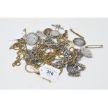 A silver Ellen brooch, other silver brooches and assorted jewellery (qty)