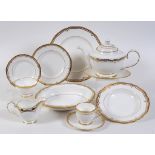 A Royal Worcester Marquis pattern part tea and dinner service See illustration