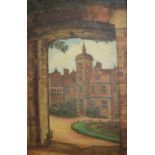 George Danks, a peep at Old Aston, oil on canvas, signed and dated 1897, 75 x 49.5 cm