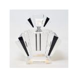 An Art Deco style scent bottle and stopper, 22.5 cm high Modern