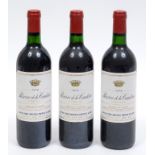 Four bottles of Chateau Pichon Longueville Contesse de quel Lalande Reserve de la Contesse, 1989 (4)