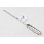 A George II silver marrow scoop, William Turner, London 1754, approx. 1.7 ozt