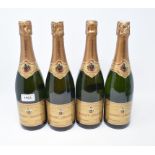 Four bottles of Bauget-Jouette Champagne NV (4) Report by GH These bottles do not have a bar code on