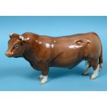A Beswick Limousin Bull, 2463B, gloss (BCC 1998) See inside front cover colour illustration