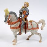 A Beswick Knight in Armour (The Earl of Warwick), 1145, gloss See illustration Report by NG Round